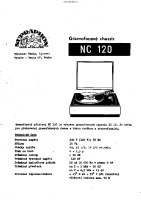 Tesla nc 120 - Navod k udrzbe 